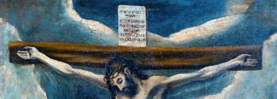Cristo Crucificado, con la Virgen, San Juan y un donante
